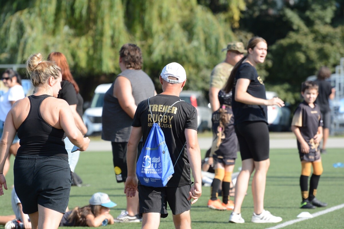 W sobotę na Burloch Arenie wystąpiło ponad 100 zawodników w ramach jedenastej edycji śląskiego turnieju w rugby dla dzieci. / fot. Marek Faber