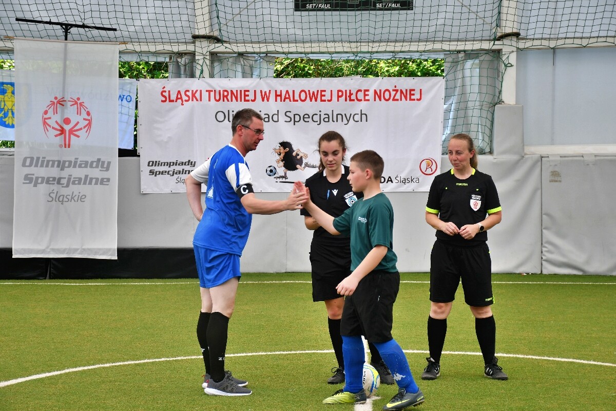 XXII Śląski Turniej w halowej Piłce Nożnej Olimpiad Specjalnych. / fot. Jacek Knapik