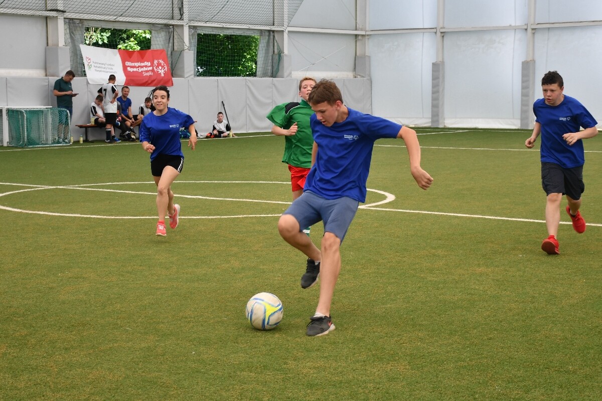 XXII Śląski Turniej w halowej Piłce Nożnej Olimpiad Specjalnych. / fot. Jacek Knapik