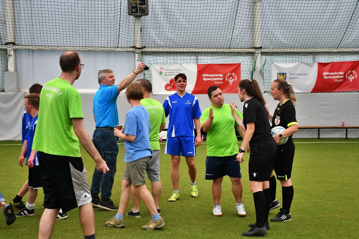 XXII Śląski Turniej w halowej Piłce Nożnej Olimpiad Specjalnych. / fot. Jacek Knapik