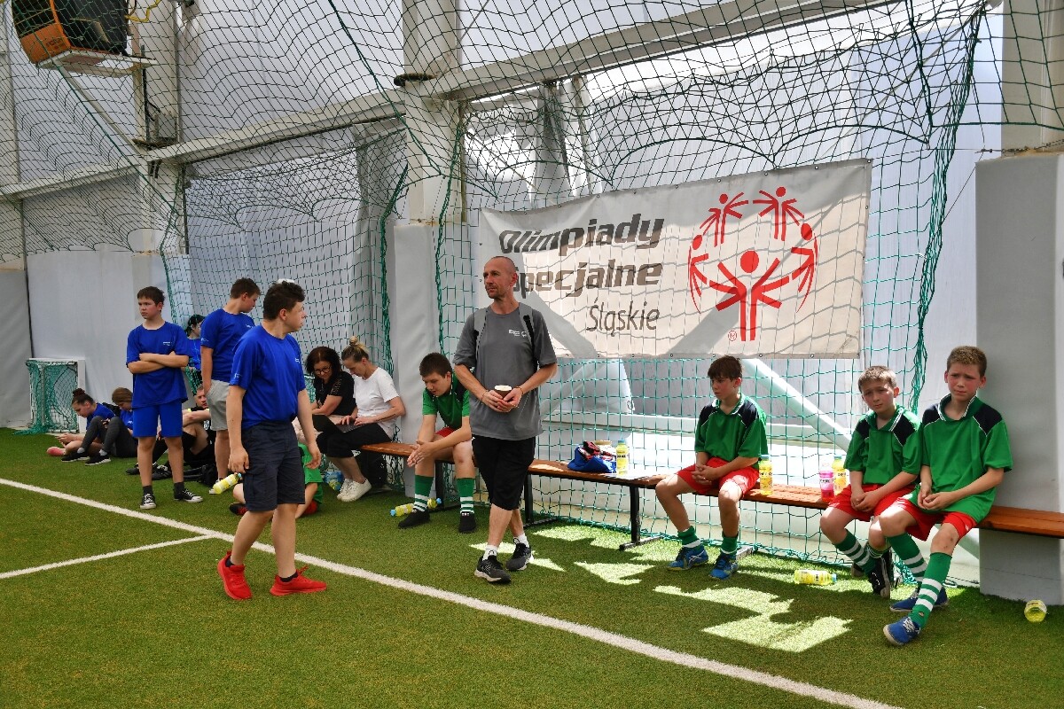 XXII Śląski Turniej w halowej Piłce Nożnej Olimpiad Specjalnych. / fot. Jacek Knapik