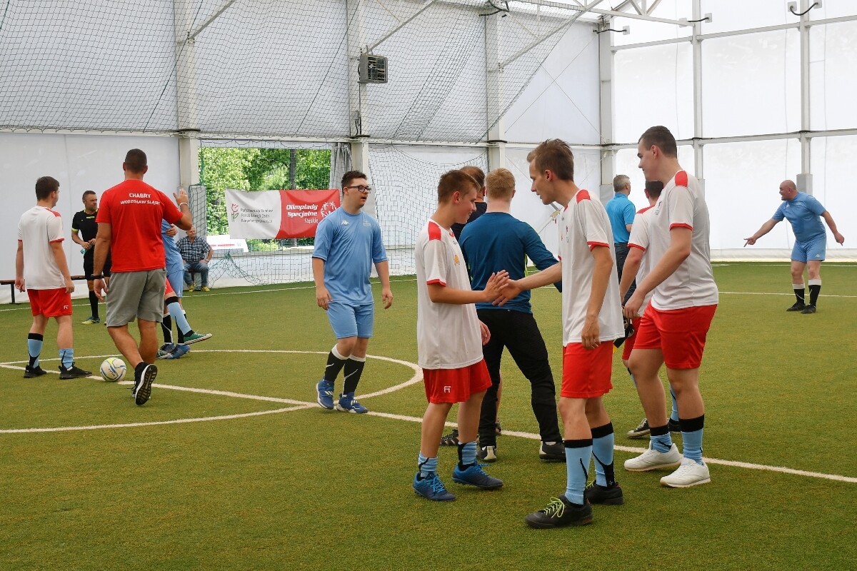 XXII Śląski Turniej w halowej Piłce Nożnej Olimpiad Specjalnych. / fot. Jacek Knapik
