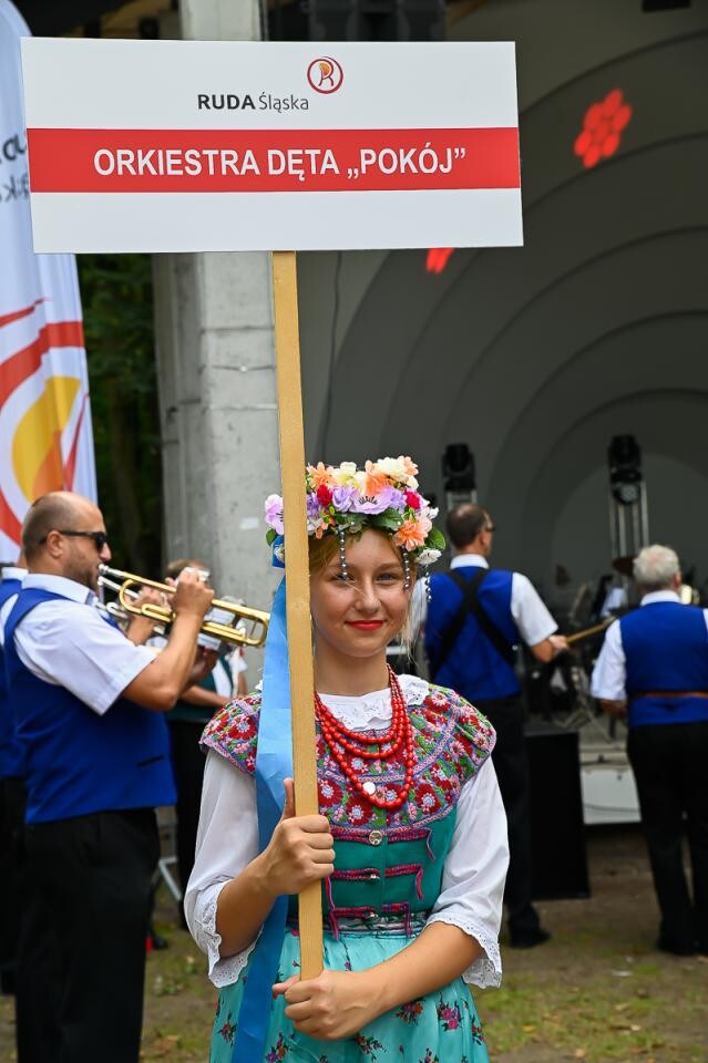XXIII Festiwal Orkiestr Dętych odbywający się 25 sierpnia w Rudzie Śląskiej, przyniósł mieszkańcom wiele muzycznych wrażeń! / fot. Magdalena Ruda