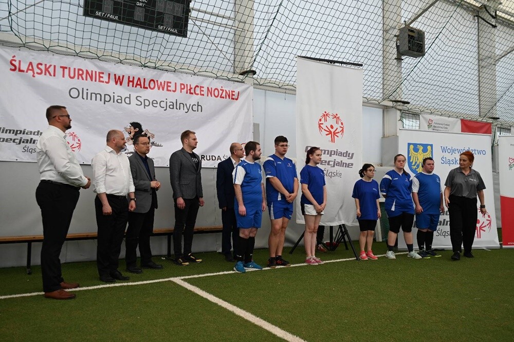 XXIII Śląski Turniej w halowej Piłce Nożnej Olimpiad Specjalnych w Rudzie Śląskiej. / fot. UM Ruda Śląska