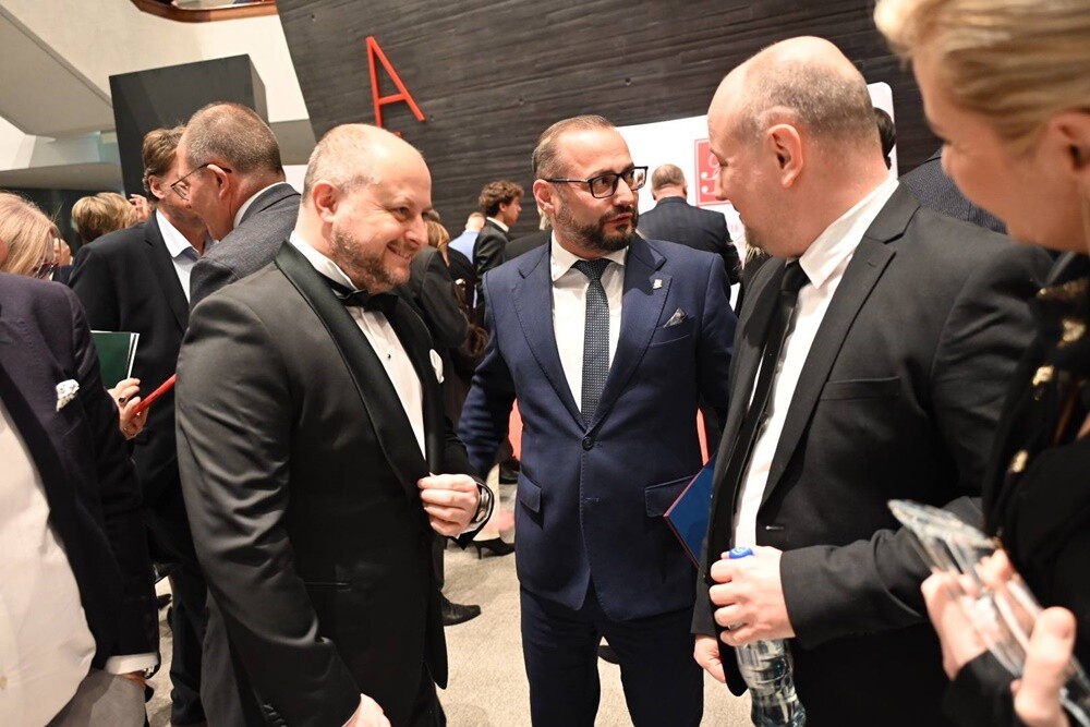 Michał Pierończyk wyróżniony podczas XXX Wielkiej Gali Izby Rzemieślniczej w Katowicach. / fot. FB Michał Pierończyk