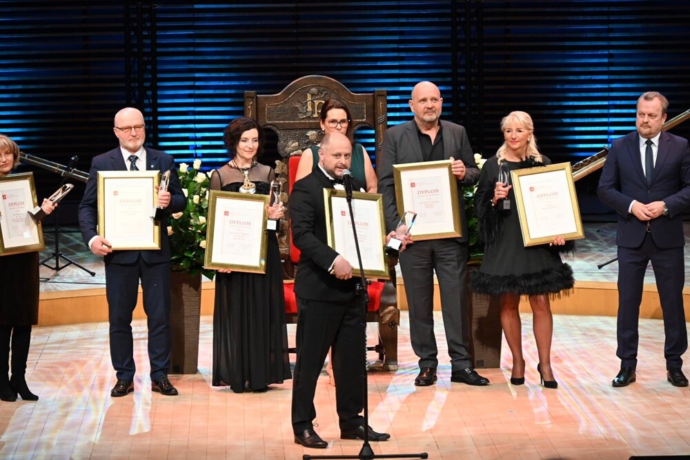 Michał Pierończyk wyróżniony podczas XXX Wielkiej Gali Izby Rzemieślniczej w Katowicach. / fot. FB Michał Pierończyk