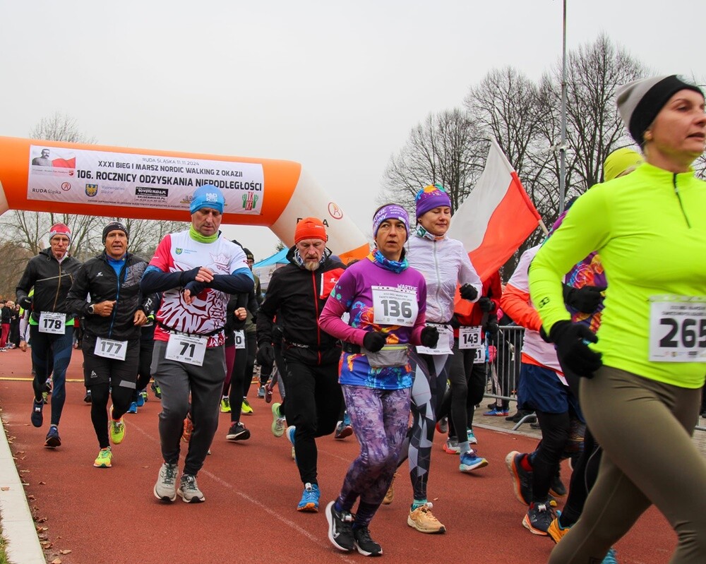 XXXI Biegi Niepodległości. / fot. UM Ruda Śląska / Marek Faber / Krzysztof Faber