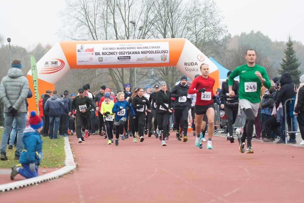 XXXI Biegi Niepodległości. / fot. Marek Faber / Krzysztof Faber / UM Ruda Śląska