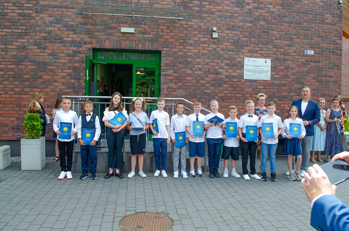 Zakończenie roku szkolnego 2023/2024 w Rudzie Sląskiej. / fot. Marek Faber