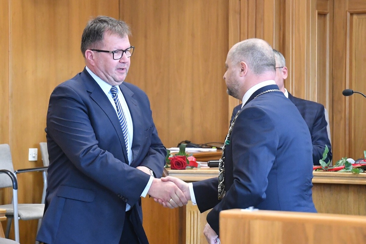 Zaprzysiężenie Michała Pierończyka. / fot. Jacek Knapik