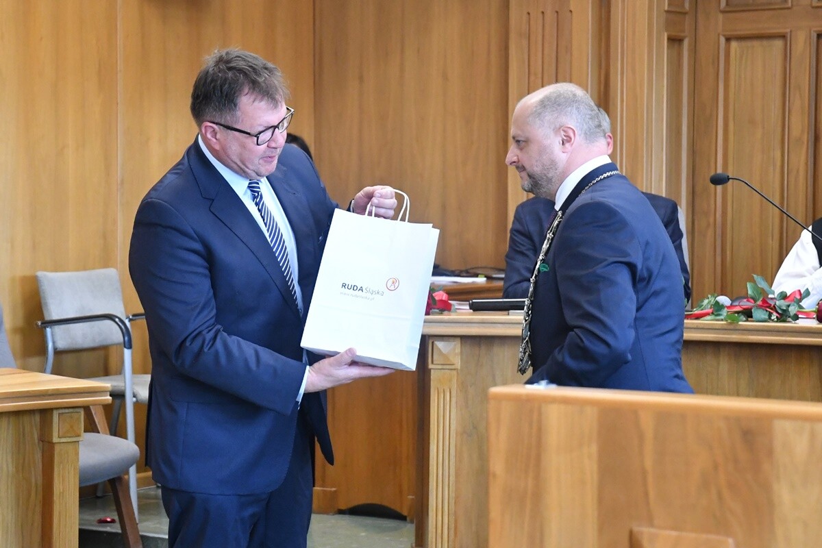 Zaprzysiężenie Michała Pierończyka. / fot. Jacek Knapik