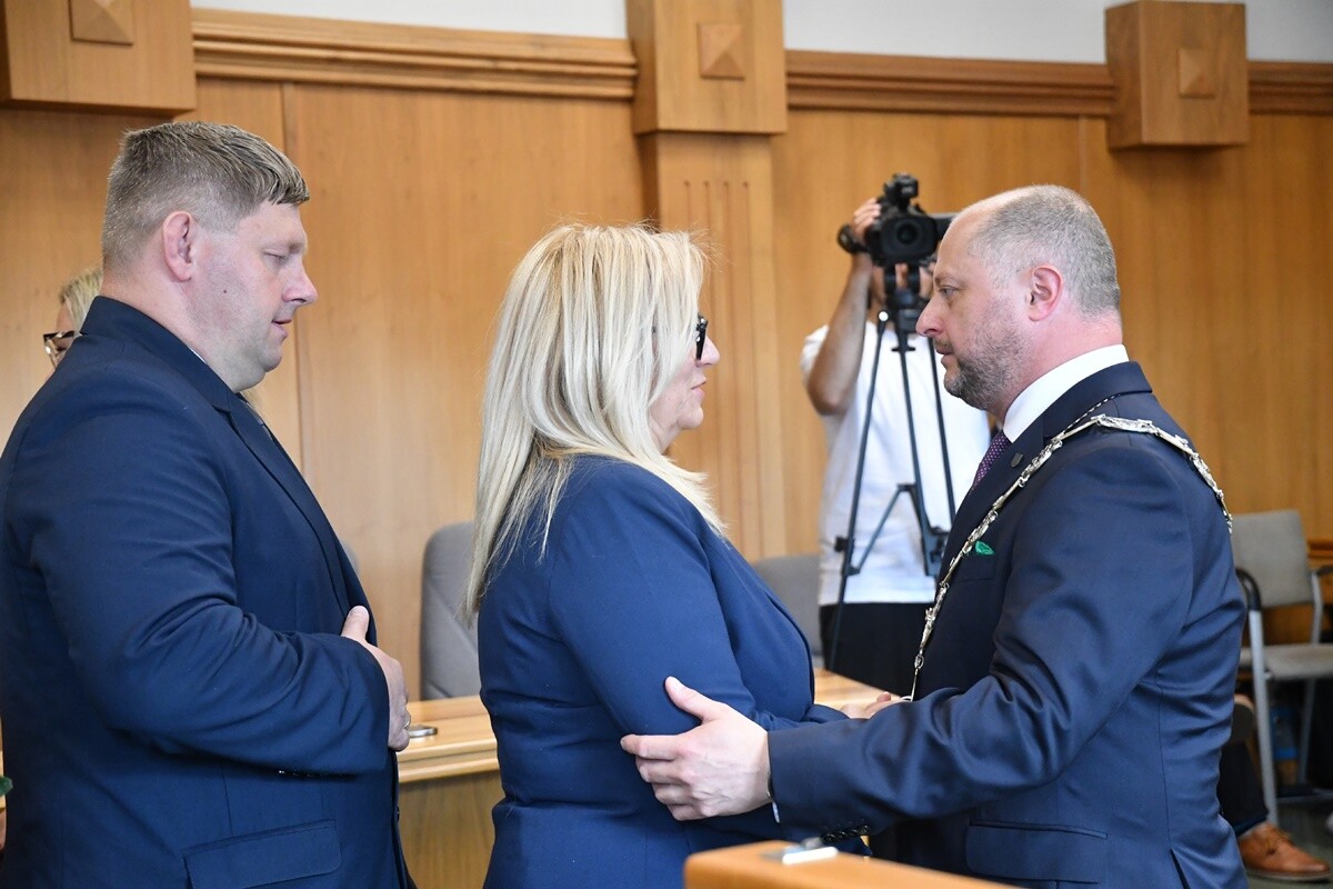 Zaprzysiężenie Michała Pierończyka. / fot. Jacek Knapik