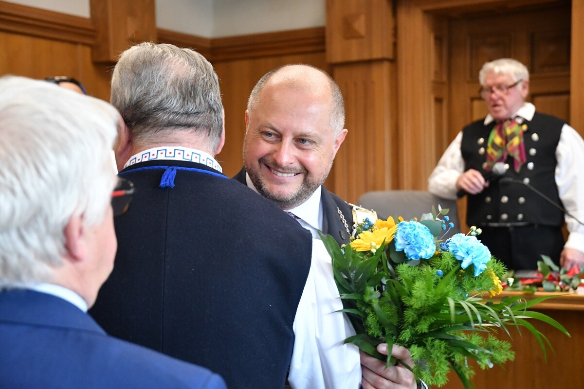Zaprzysiężenie Michała Pierończyka. / fot. Jacek Knapik