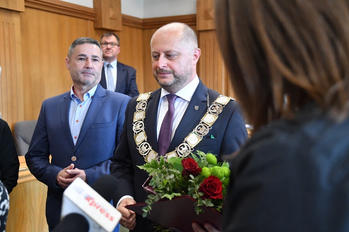 Zaprzysiężenie Michała Pierończyka. / fot. Jacek Knapik