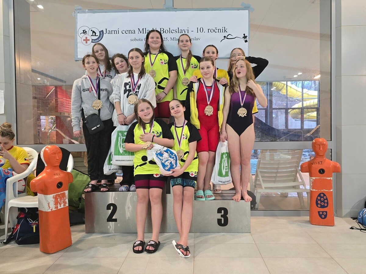 Sukcesy WOPR Ruda Śląska na zawodach w Mlada Boleslav. / fot. WOPR Ruda Śląska