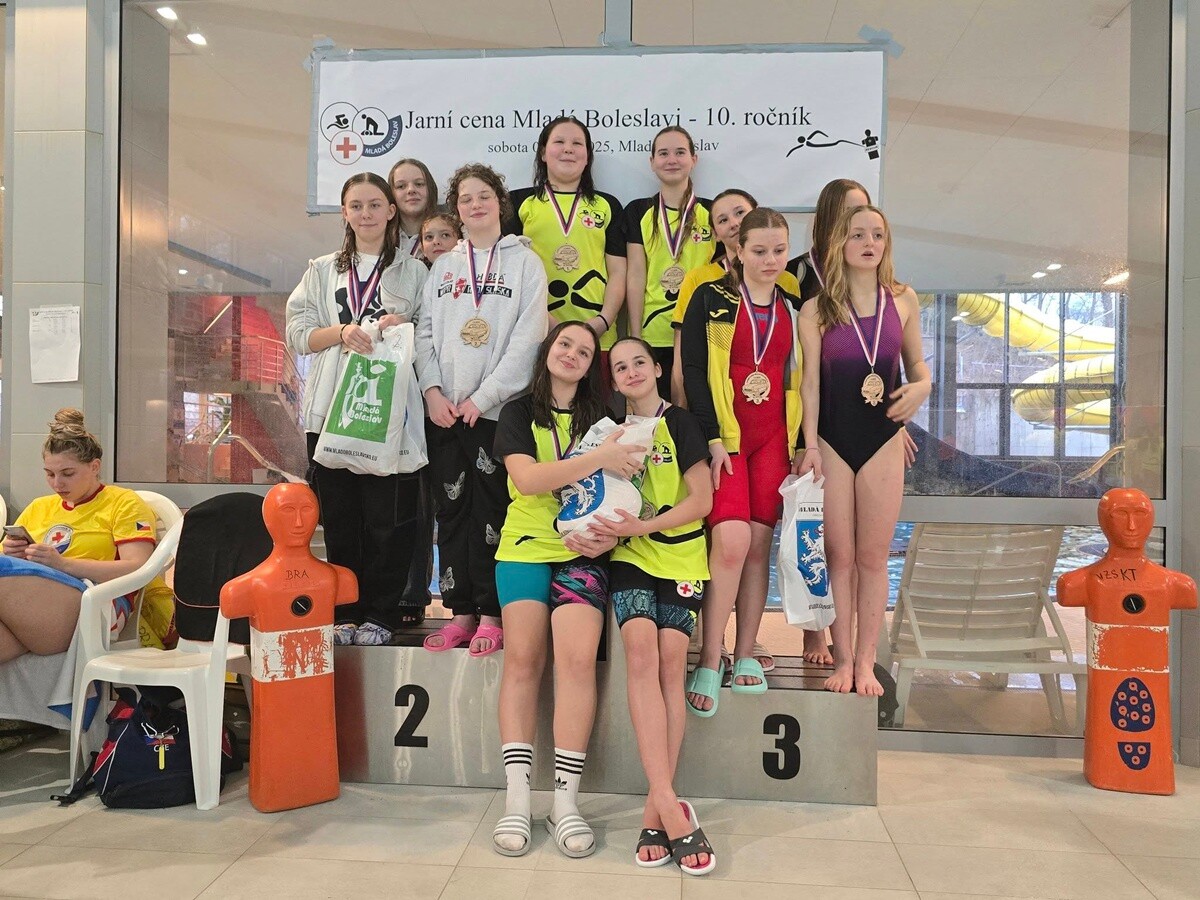 Sukcesy WOPR Ruda Śląska na zawodach w Mlada Boleslav. / fot. WOPR Ruda Śląska