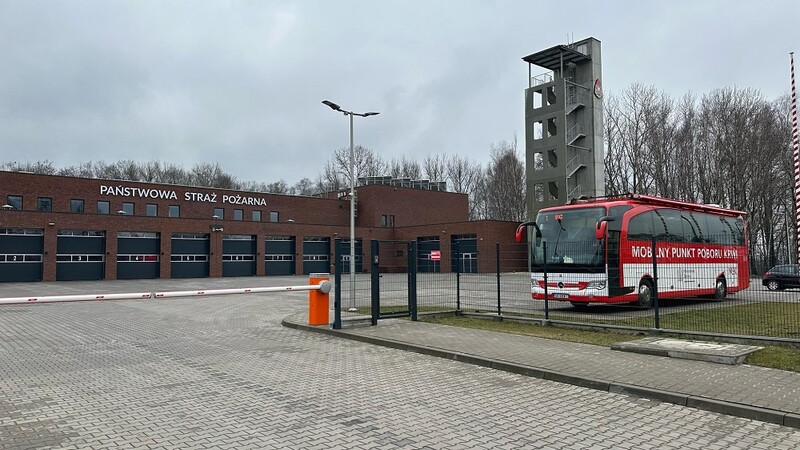 Zbiórka krwi przed Komendą PSP w Rudzie Śląskiej – pomóż uratować życie!