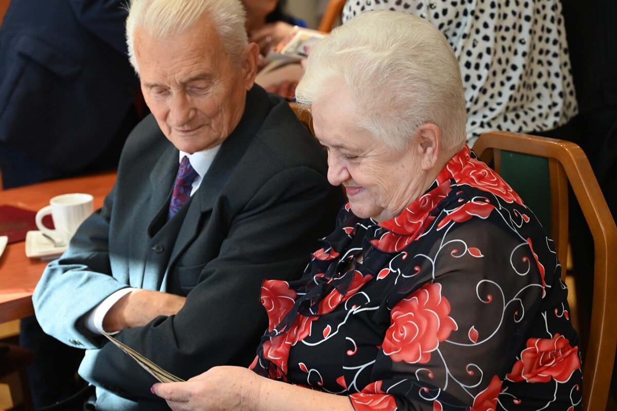 Jubileusze małżeńskie w Urzędzie Miasta. Wzruszające spotkanie z parami z wieloletnim stażem. / fot. UM Ruda Śląska