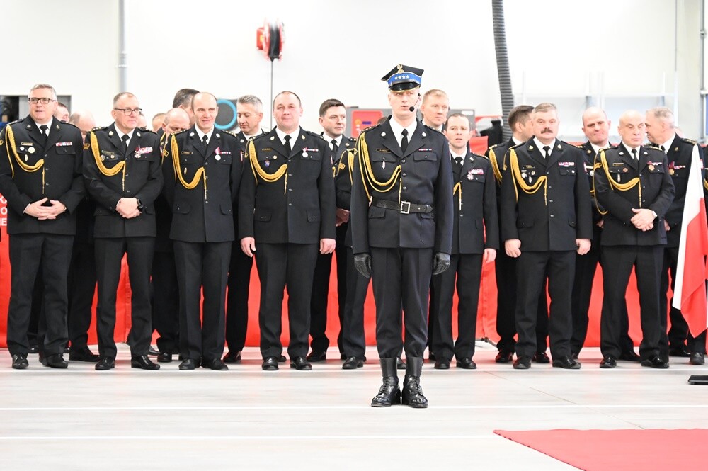 Dziś w Komendzie Miejskiej Państwowej Straży Pożarnej w Rudzie Śląskiej uroczystość zmiany komendanta miejskiego. / fot. UM Ruda Śląska