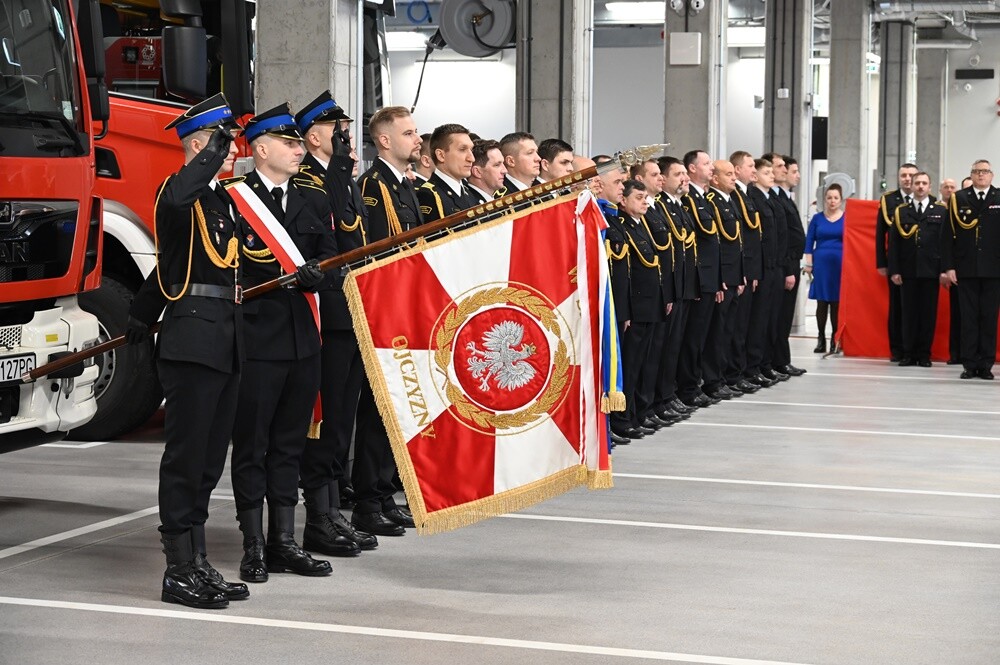 Dziś w Komendzie Miejskiej Państwowej Straży Pożarnej w Rudzie Śląskiej uroczystość zmiany komendanta miejskiego. / fot. UM Ruda Śląska