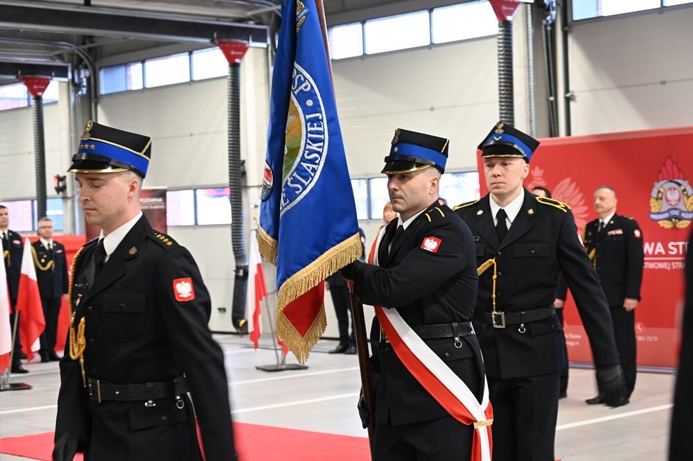 Dziś w Komendzie Miejskiej Państwowej Straży Pożarnej w Rudzie Śląskiej uroczystość zmiany komendanta miejskiego. / fot. UM Ruda Śląska